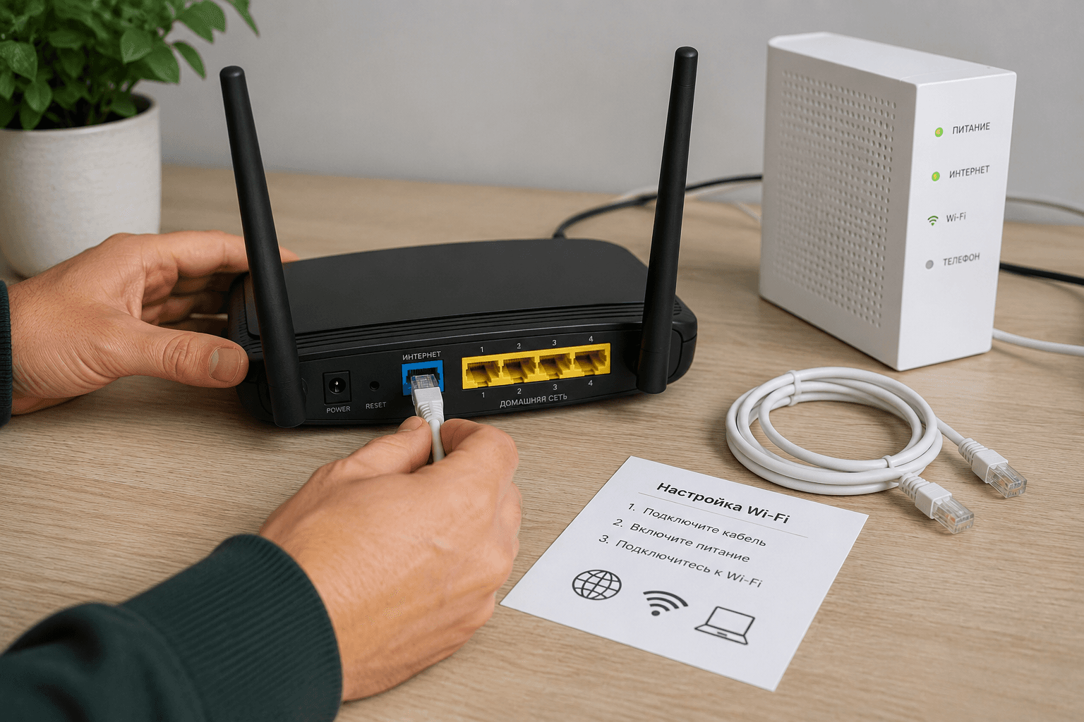 Услуга «Интернет и Wi‑Fi»